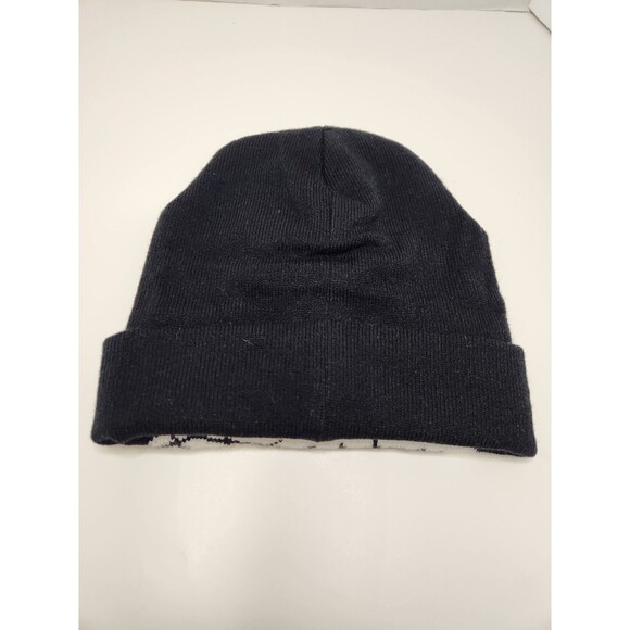 Jack Skellington Beanie Cap Hat Black OSFA Nightmare Before Christmas Knit - Picture 2 of 5